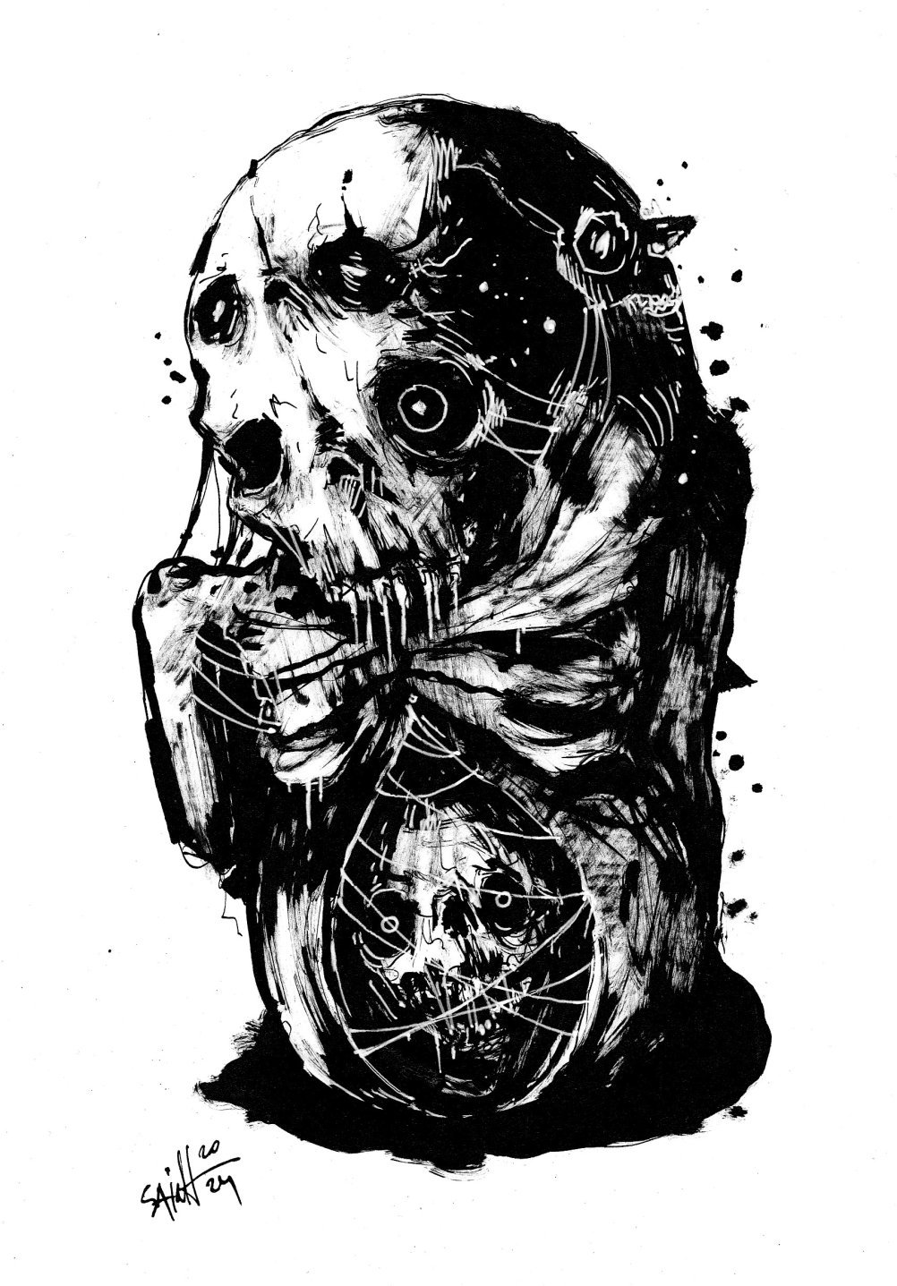Mr. Bodymut. MMXXIV. 15х21 см.
