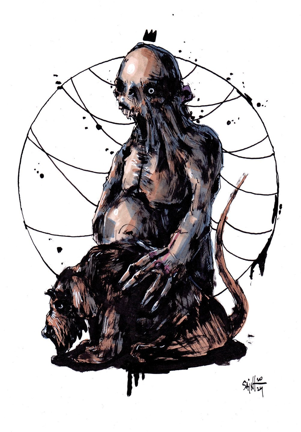 Mr. Celisobaka. MMXXIV. 15х21 см.