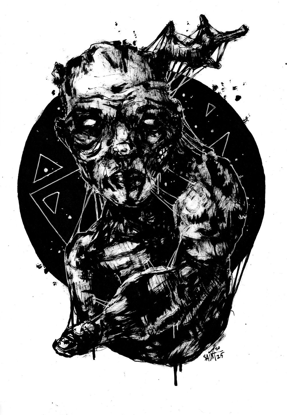 Mr. Blackrog. MMXXV. 15х21 см.