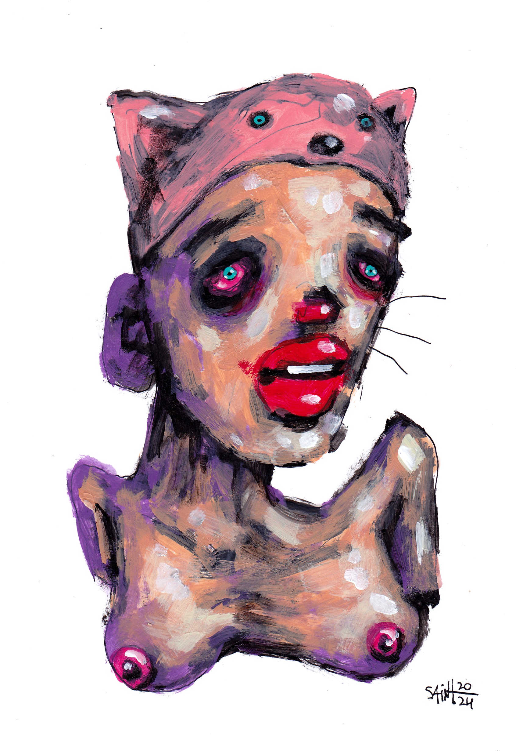 Mrs. Hudokot. MMXXIV. 15х21 см.