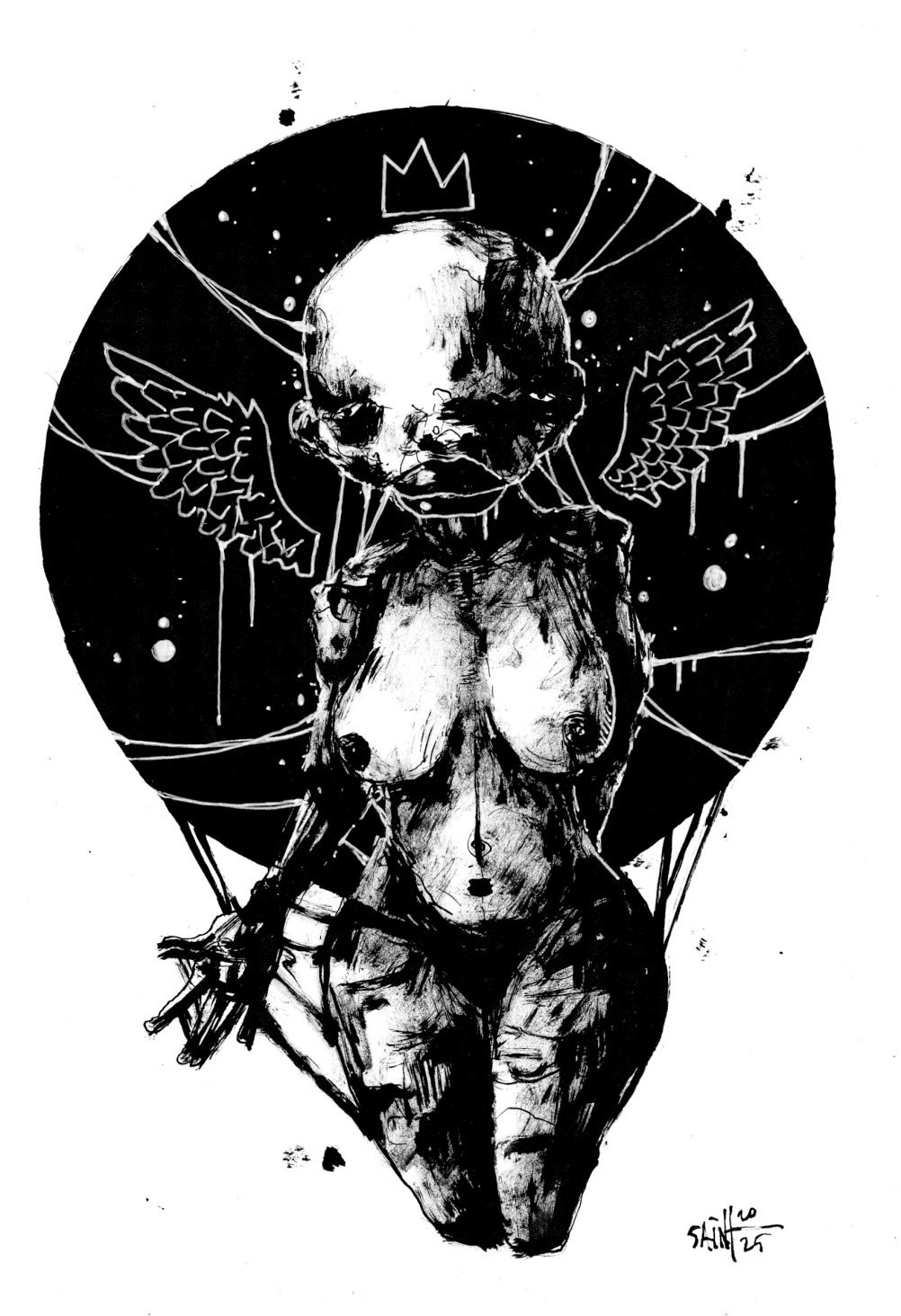 Mrs. Blackpups. MMXXV. 15х21 см.