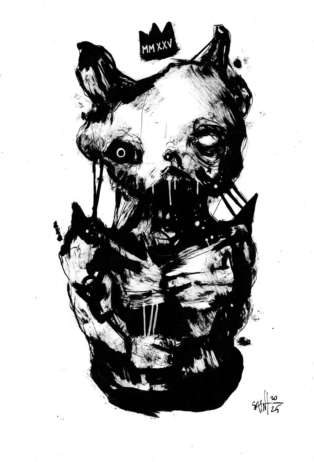 Mr. Catomut. MMXXV. 15х21 см.