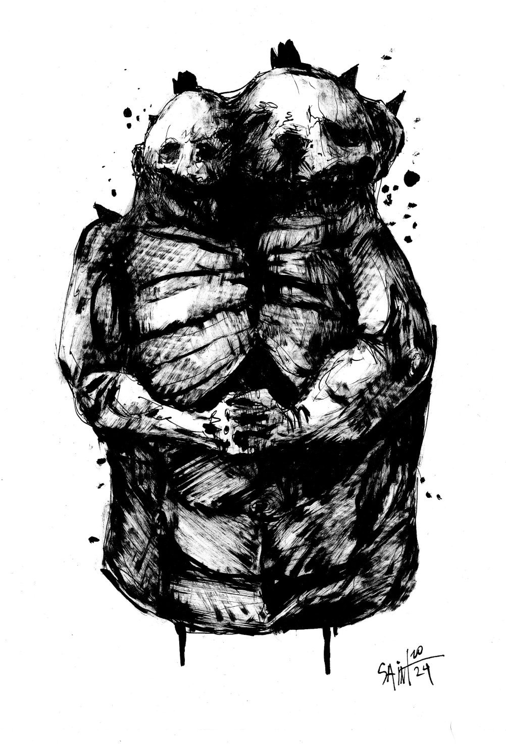 Mr. Tangomut. MMXXIV. 15х21 см.