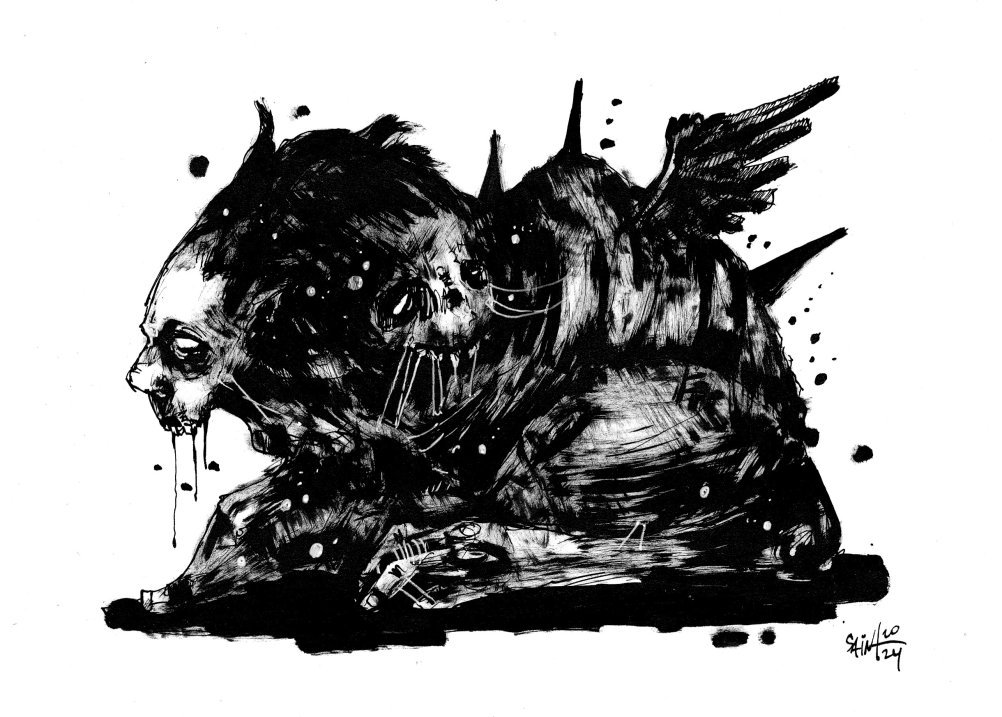 Mr. Sfinkstor. MMXXIV. 15х21 см.