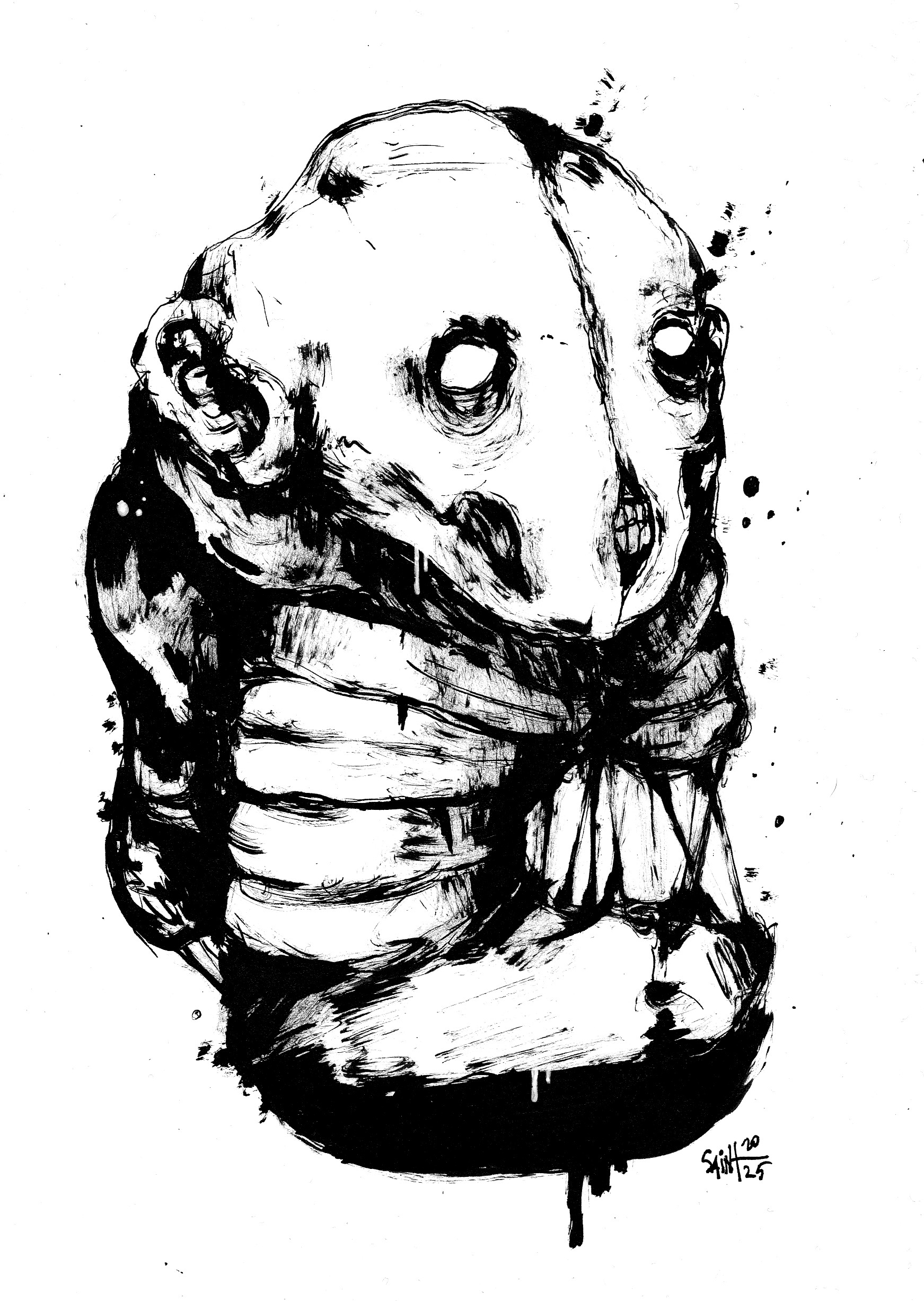 Mr. Belokozha. MMXXV. 15х21 см.