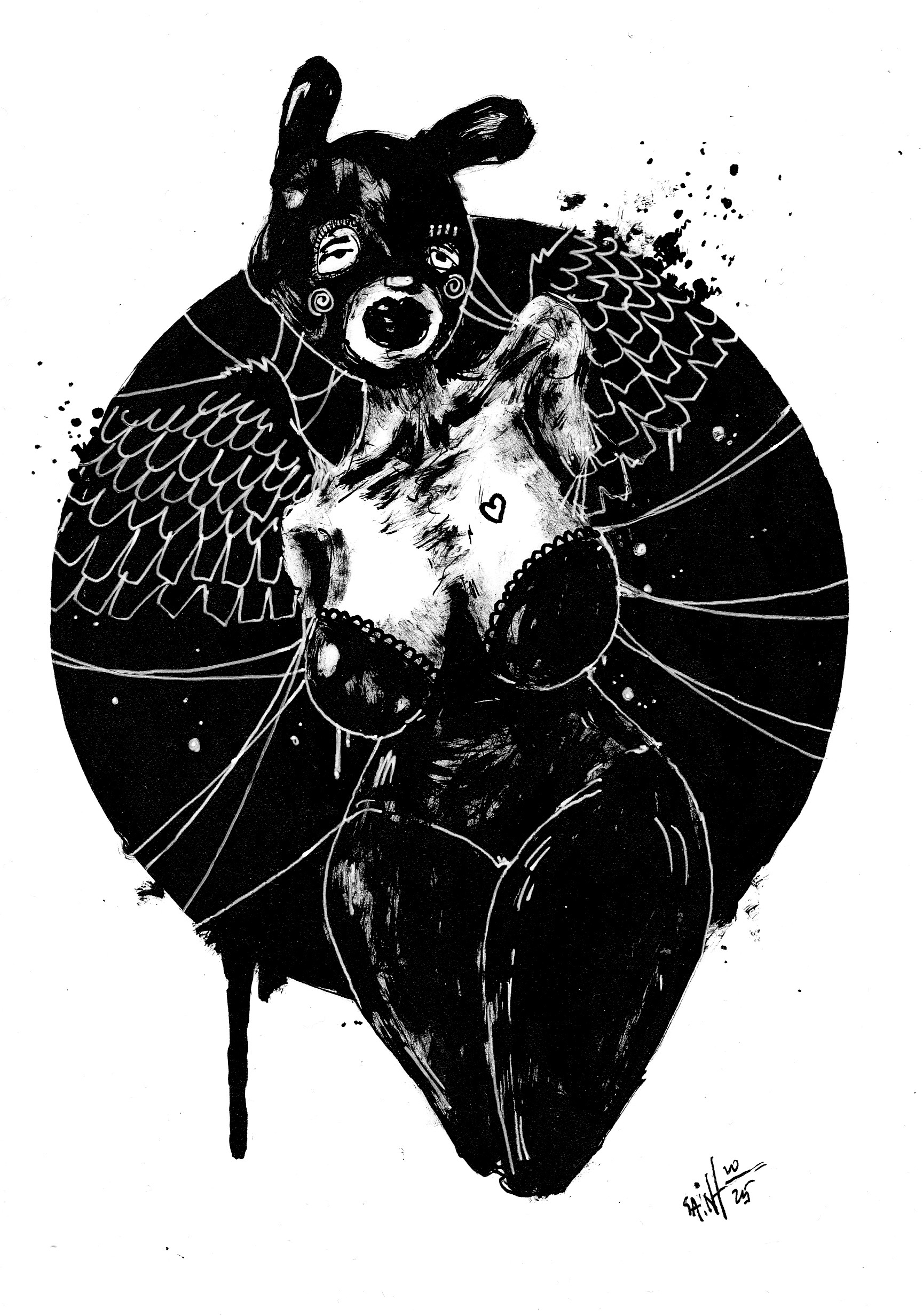 Mrs. Darkkrolo. MMXXV. 15х21 см.
