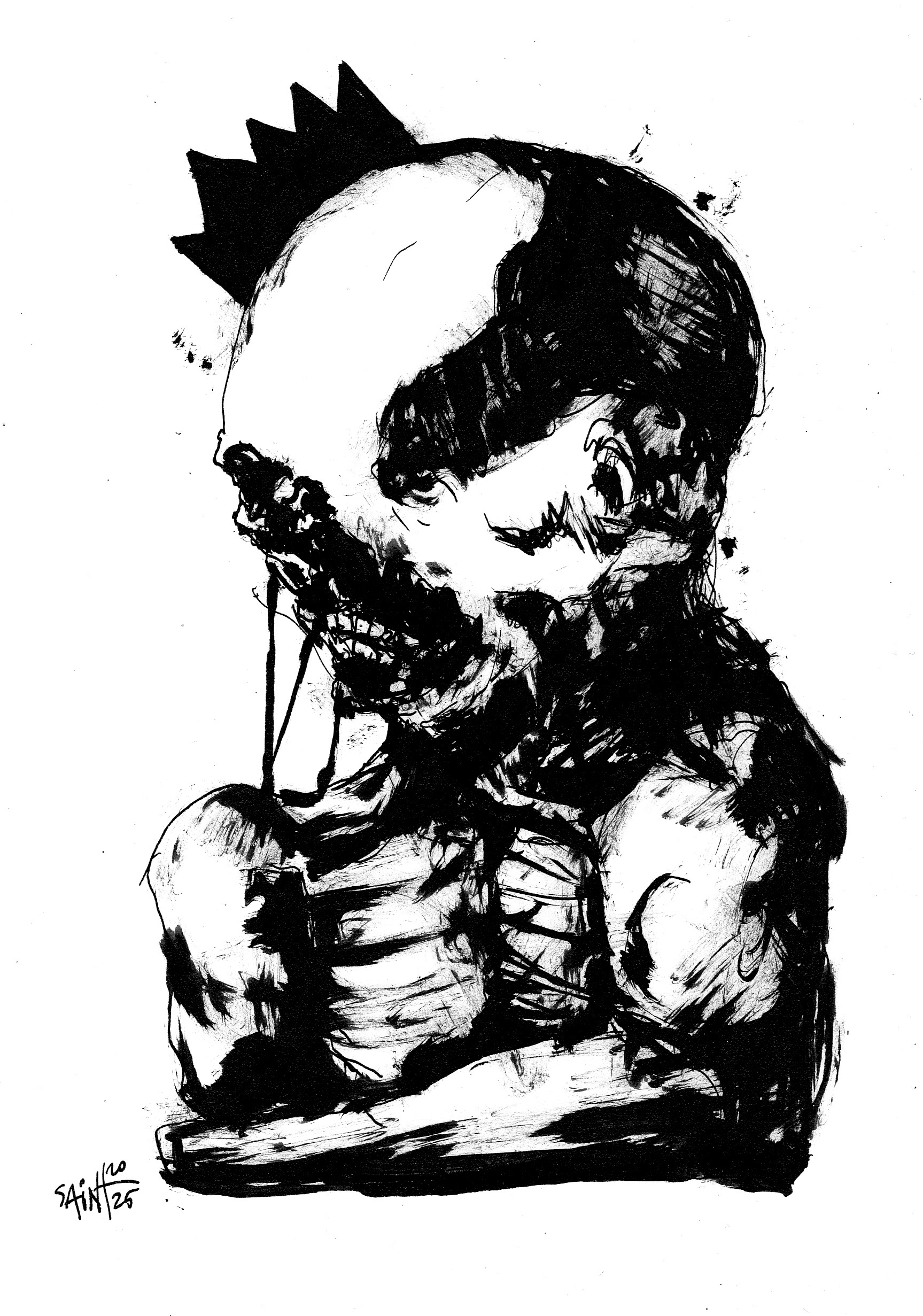 Mr. Blackrown. MMXXV. 15х21 см.