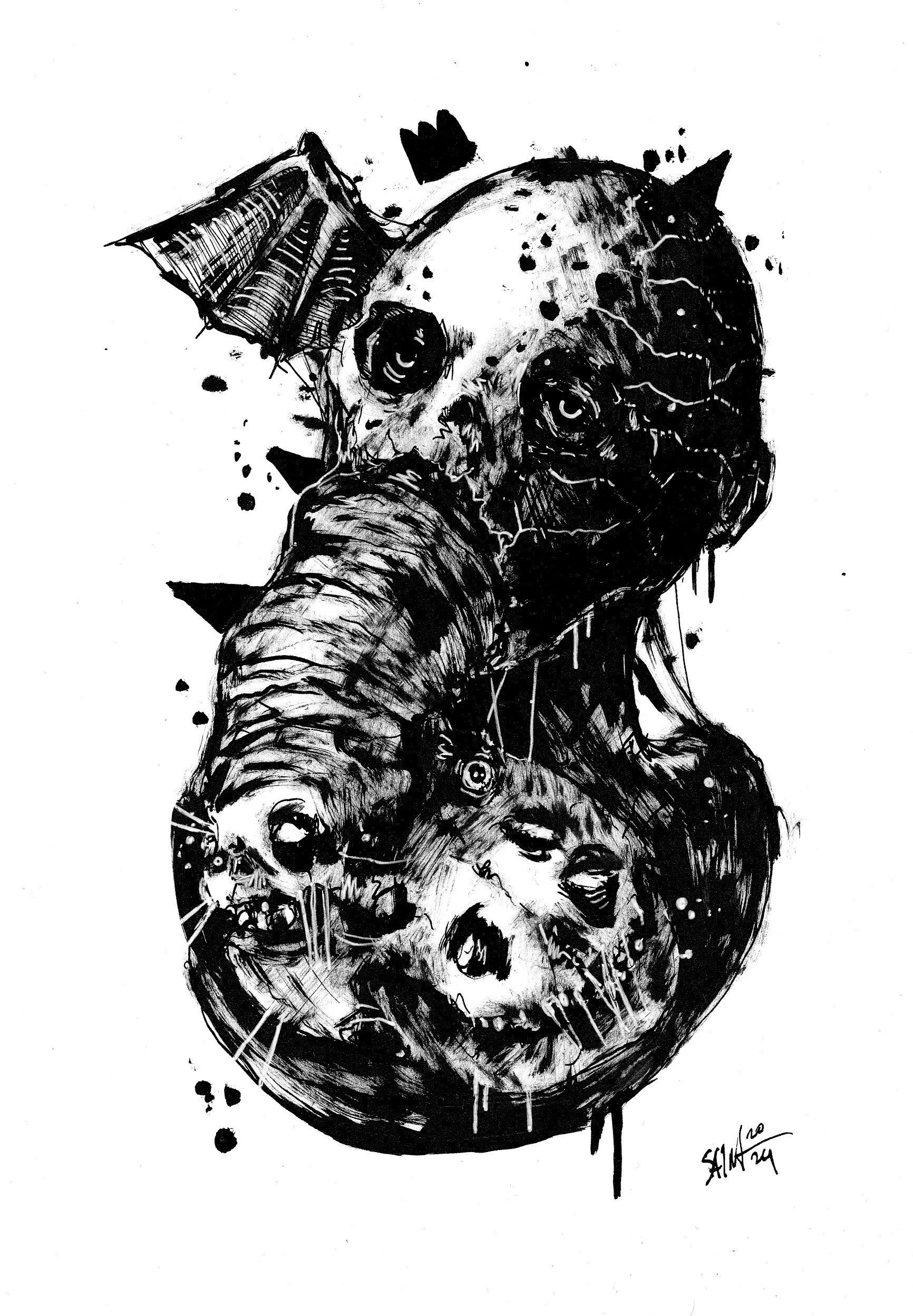 Mr. Vampus. MMXXIV. 15х21 см.