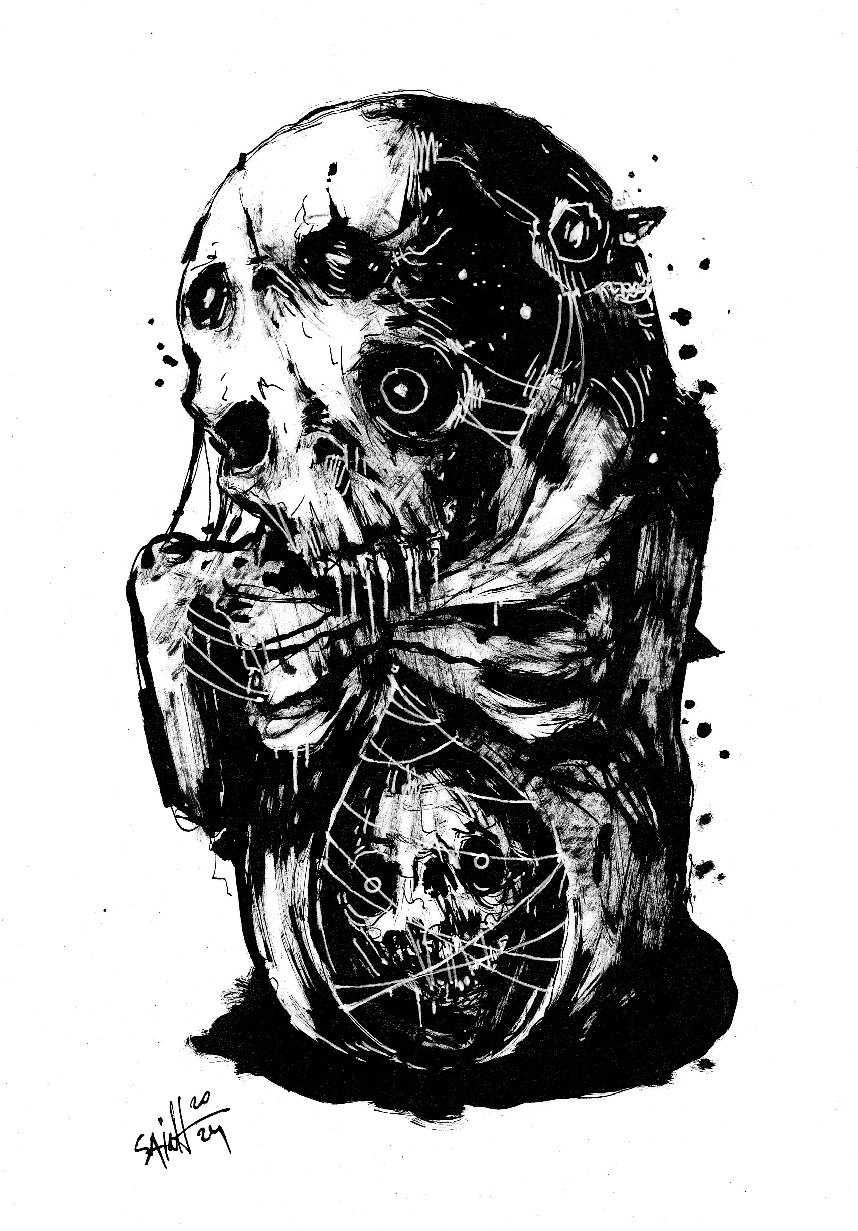 Mr. Bodymut. MMXXIV. 15х21 см.