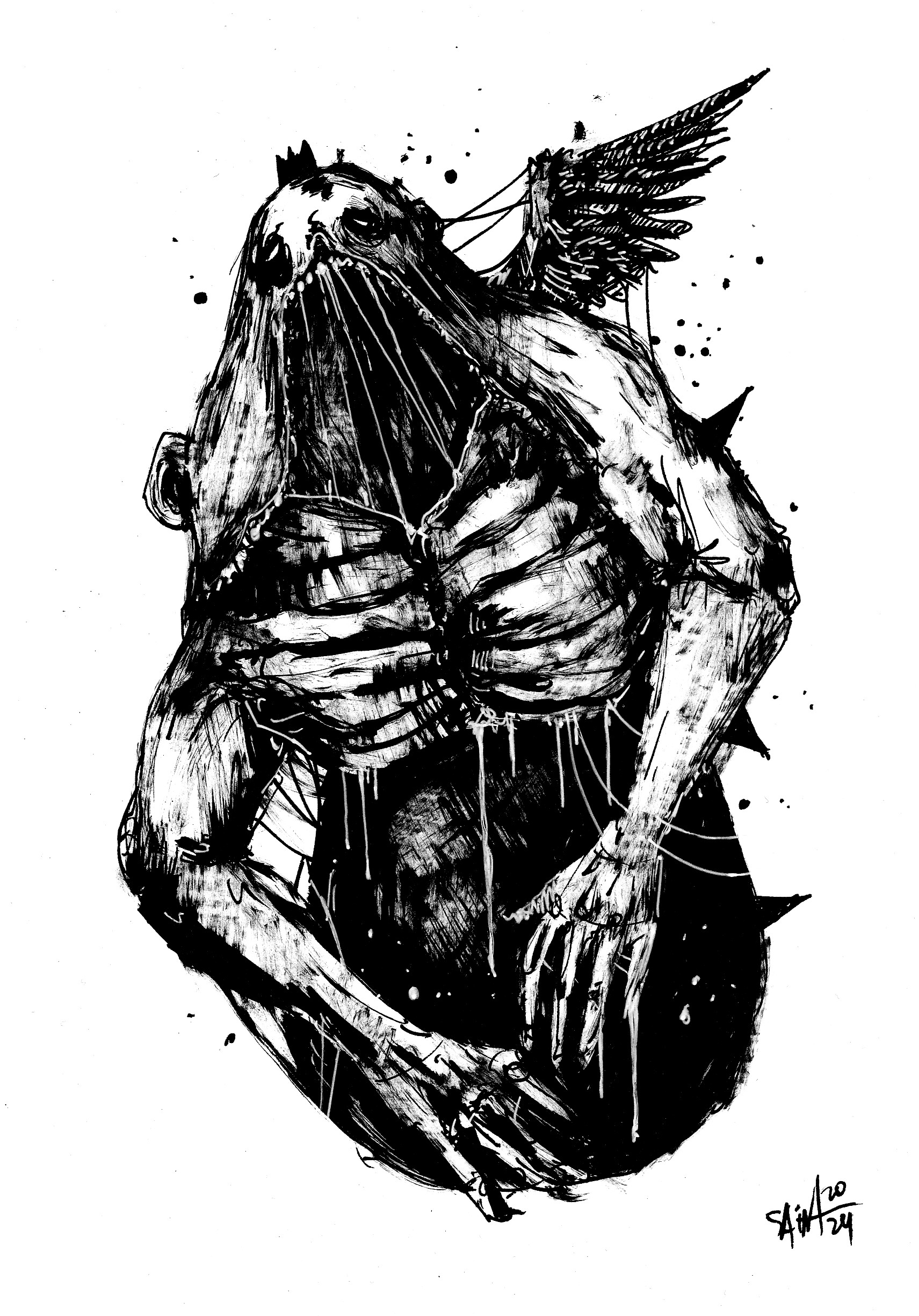 Mr. Rrilorukii. MMXXIV. 15х21 см.