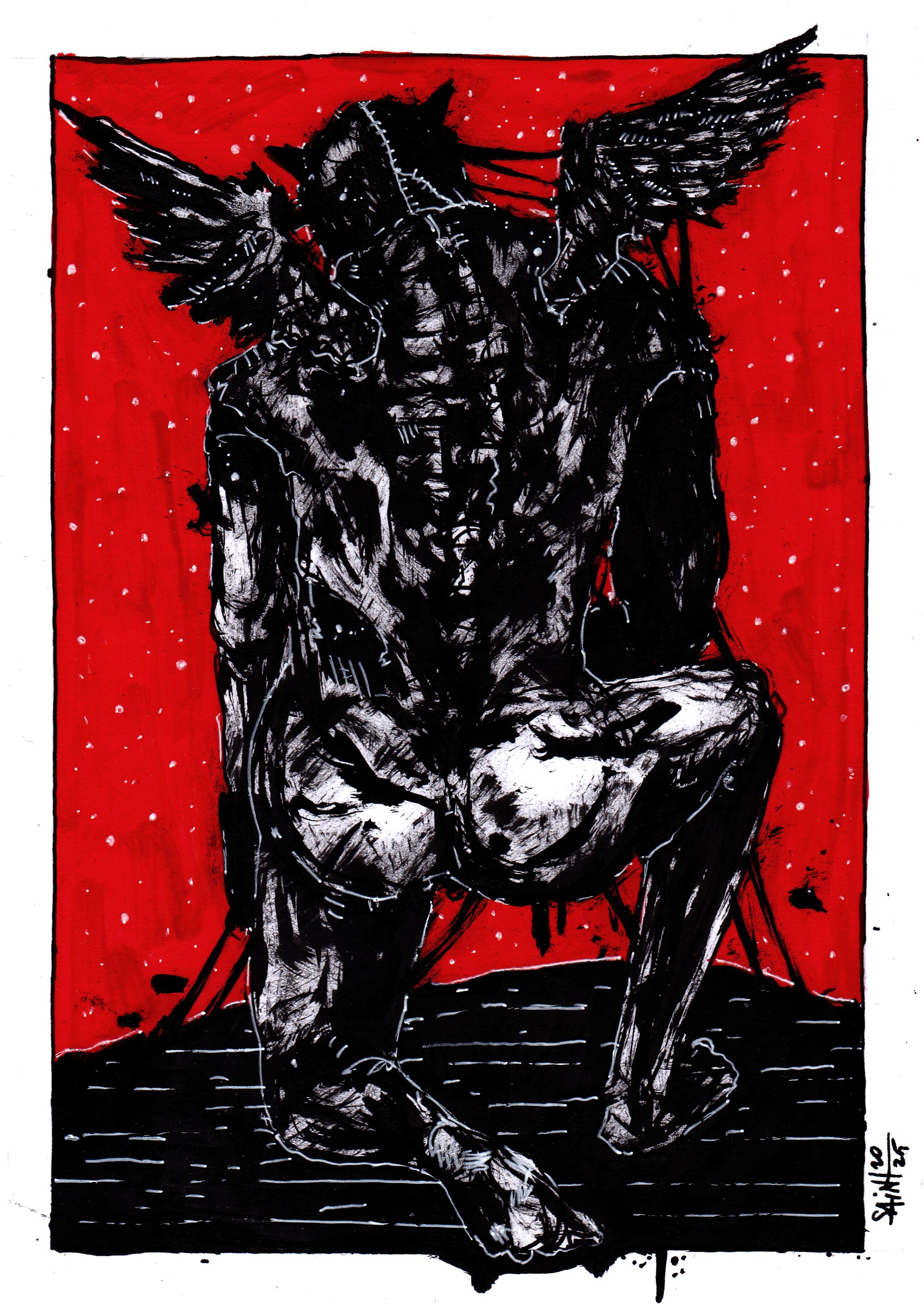 Mr. Rednight. MMXXV. 15х21 см.