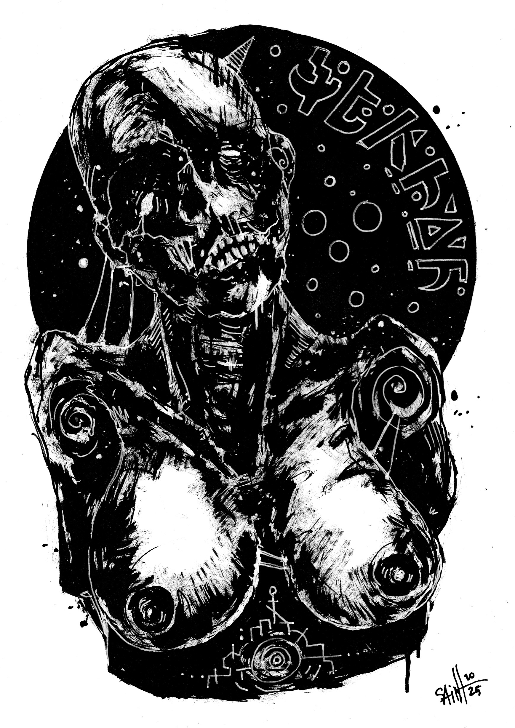 Mrs. Darkerorog. MMXXV. 15х21 см.