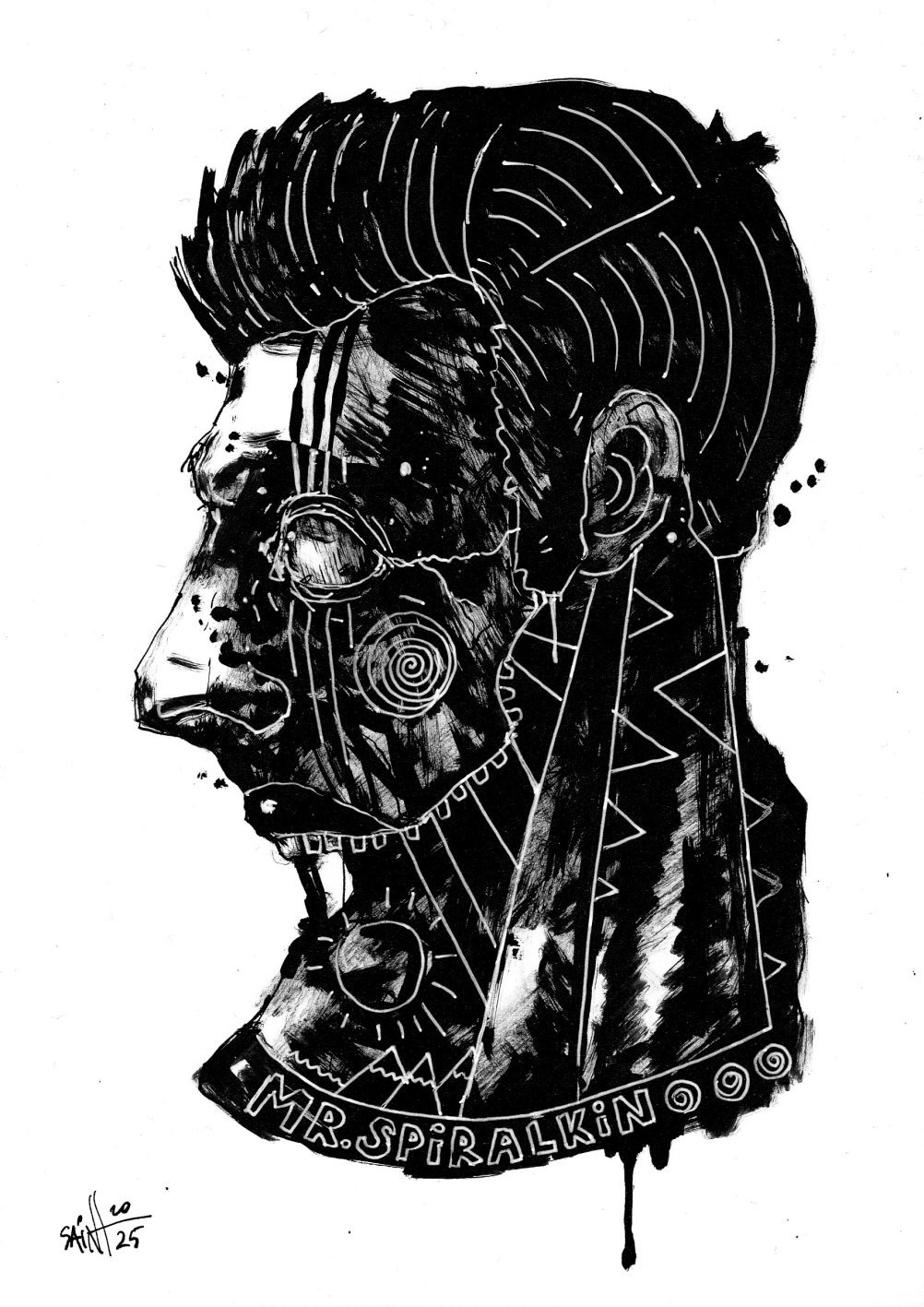 Mr. Spiralkin. MMXXV. 15х21 см.