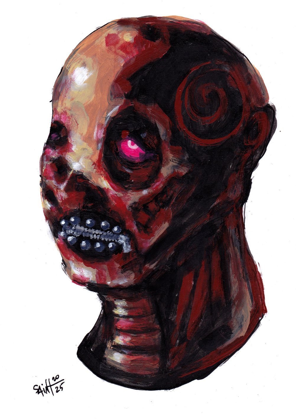 Mr. Acrylspiral. MMXXV. 15х21 см.