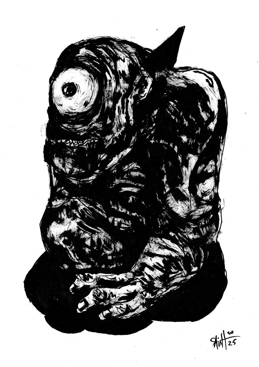 Mr. Ciklopikus. MMXXV. 15х21 см.