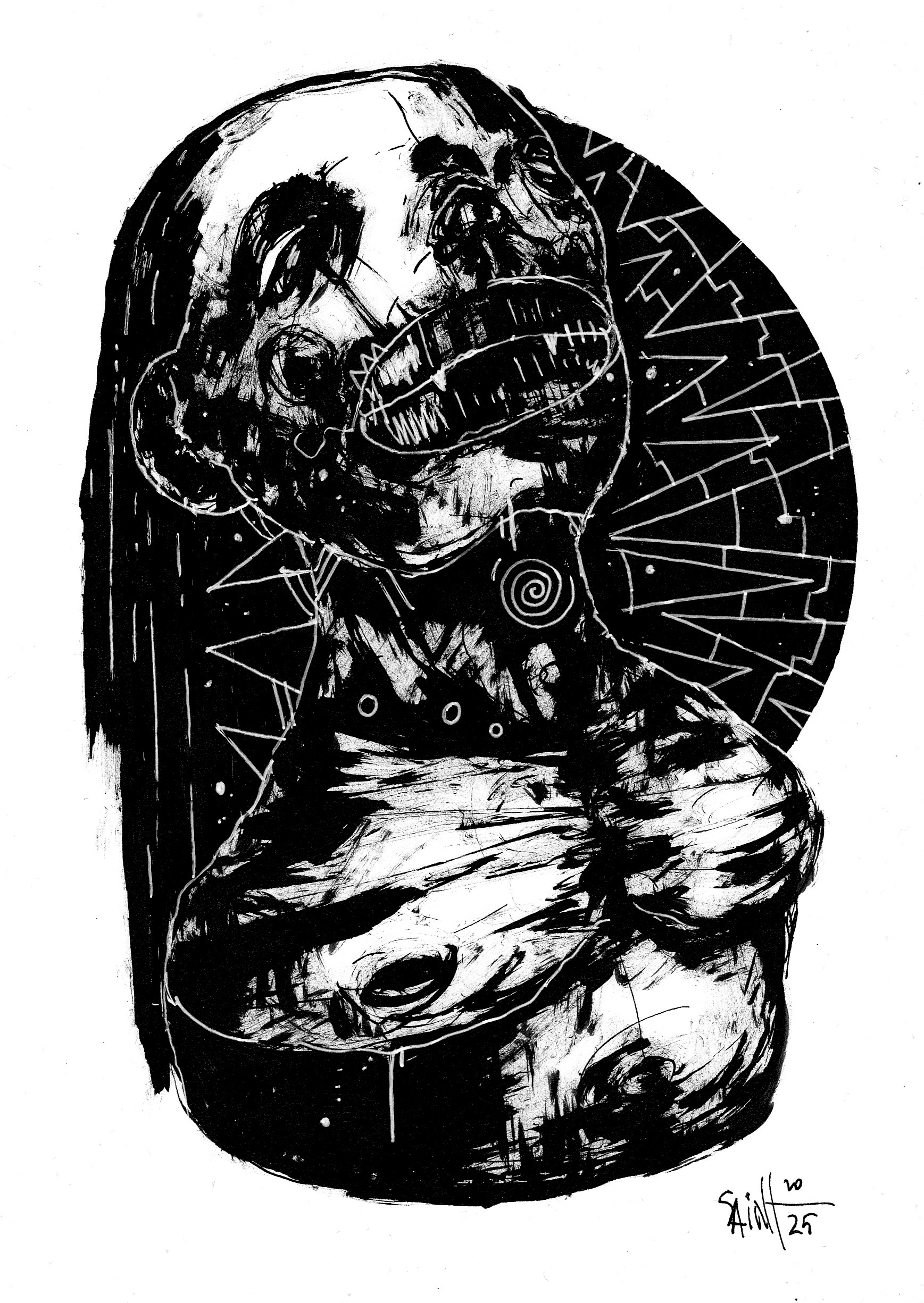 Mr. Spiralkadik. MMXXV. 15х21 см.