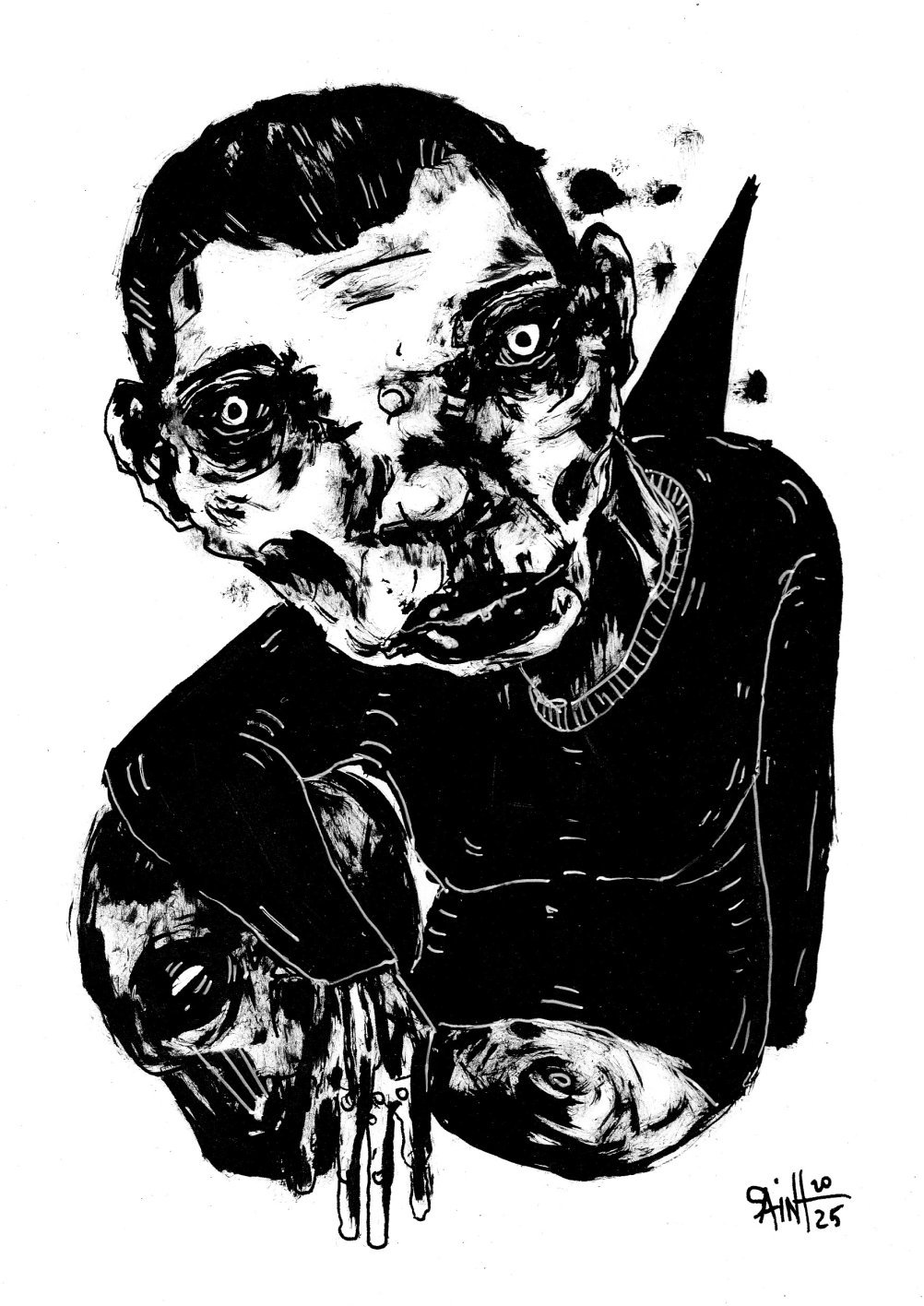 Mr. Beloglazsecret. MMXXV. 15х21 см.