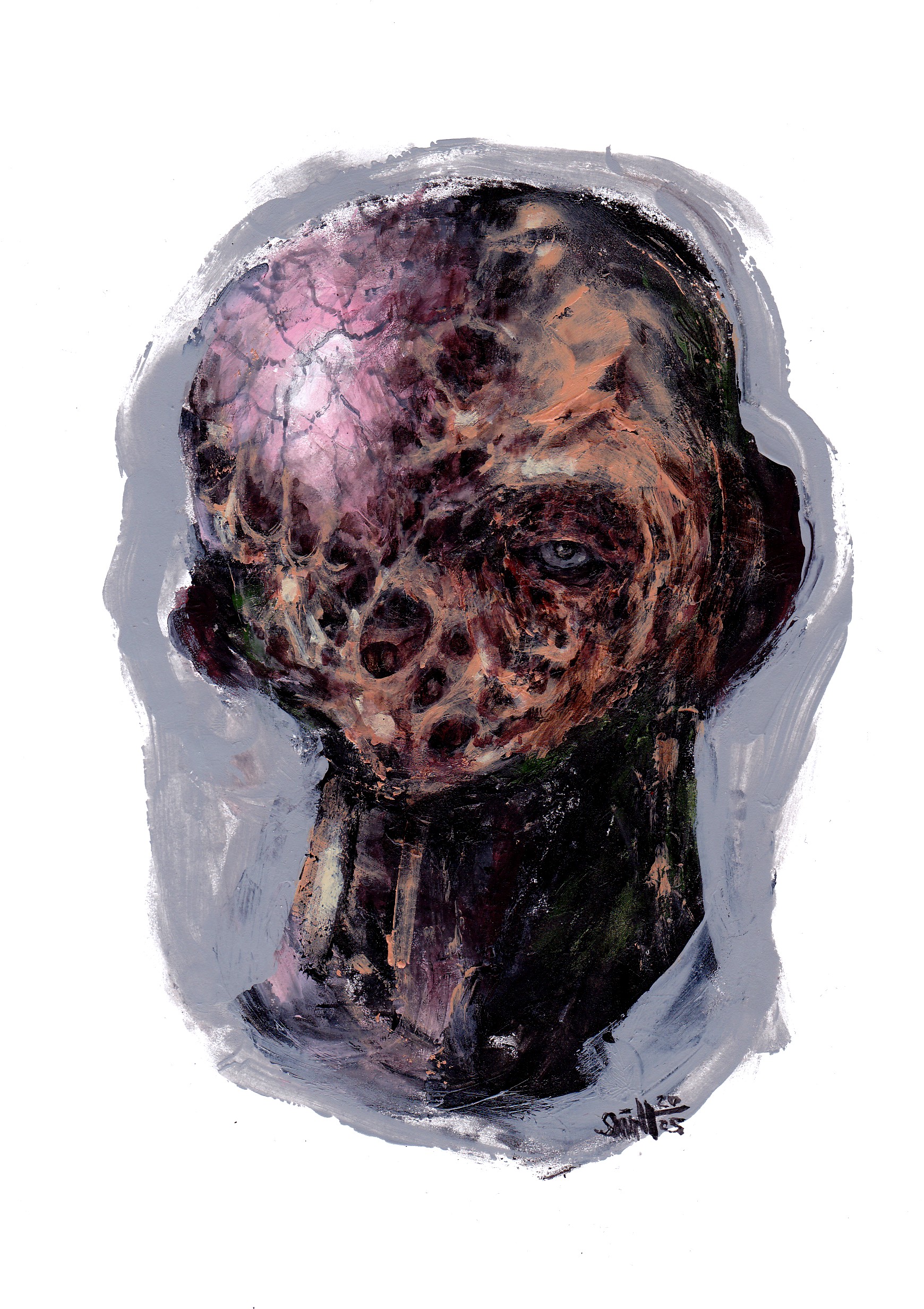 Mr. Pinkfaceuzel. MMXXV. 15х21 см.