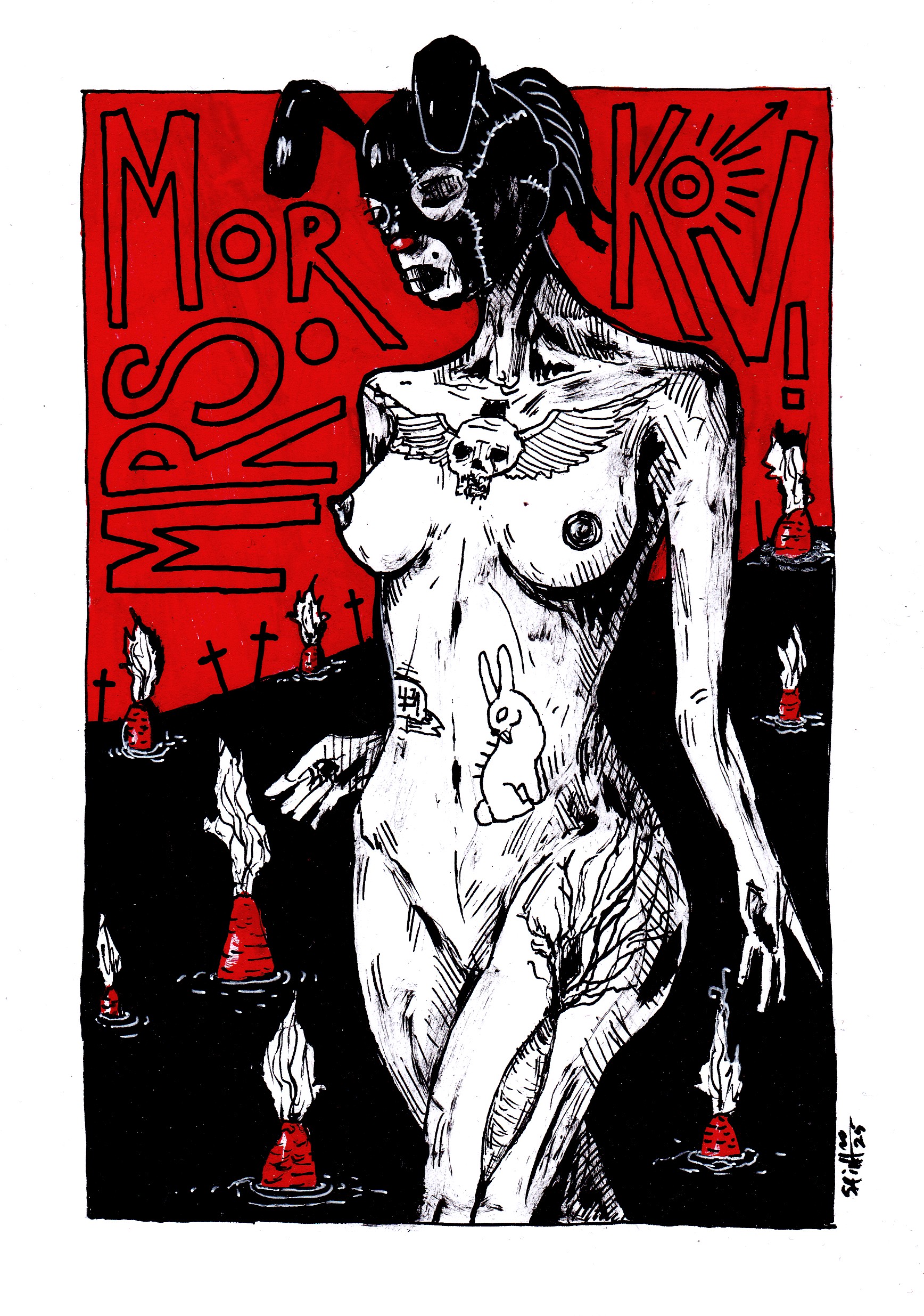 Mrs. Morkovpole. MMXXV. 15х21 см.