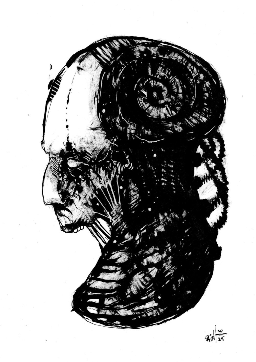 Mr. Provodozvon. MMXXV. 15х21 см.