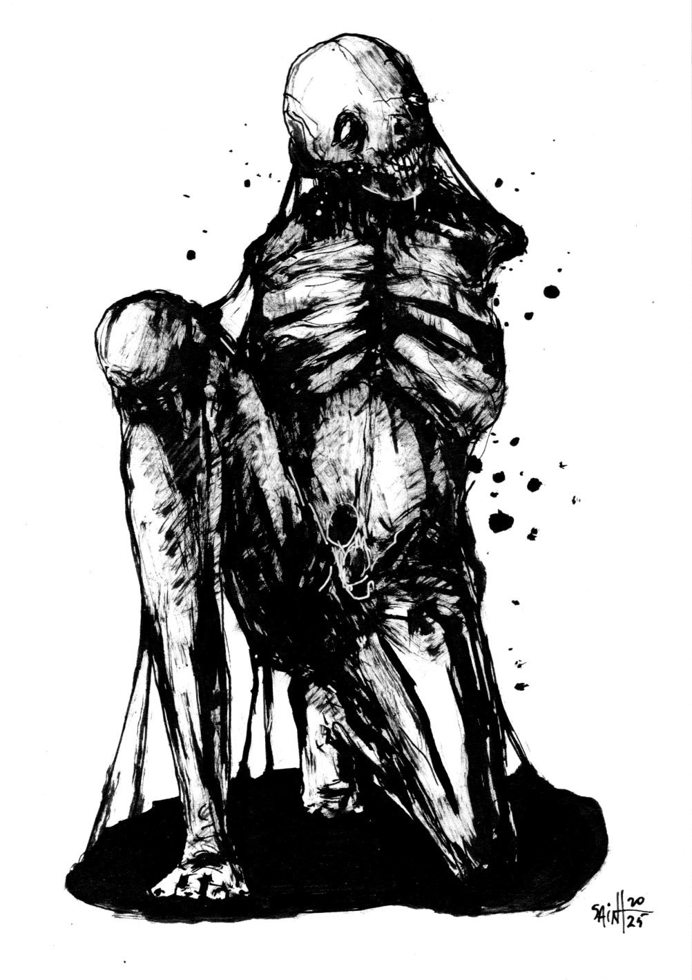 Mr. Kolenoid. MMXXV. 15х21 см.