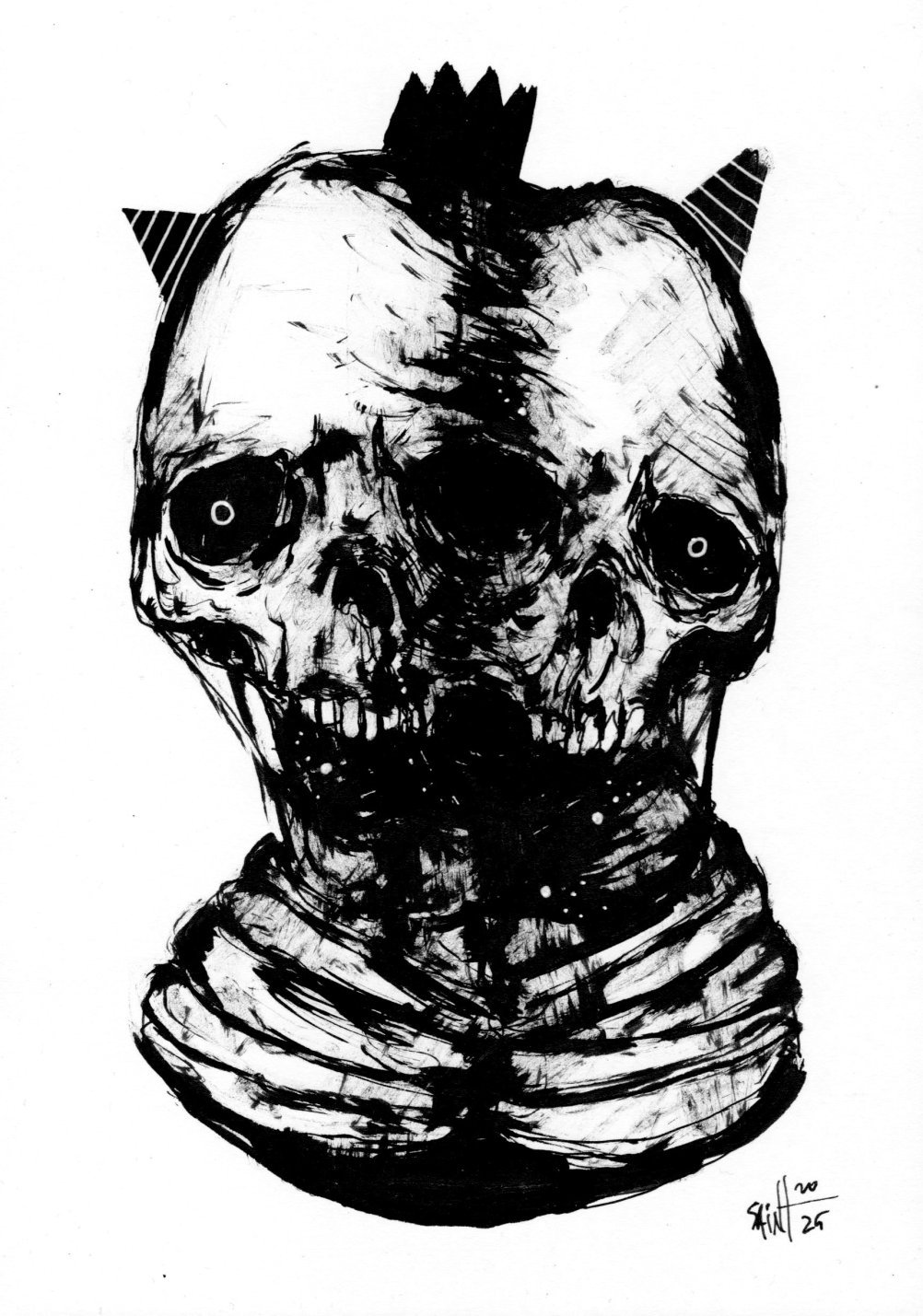 Mr. 2facekotio. MMXXV. 15х21 см.