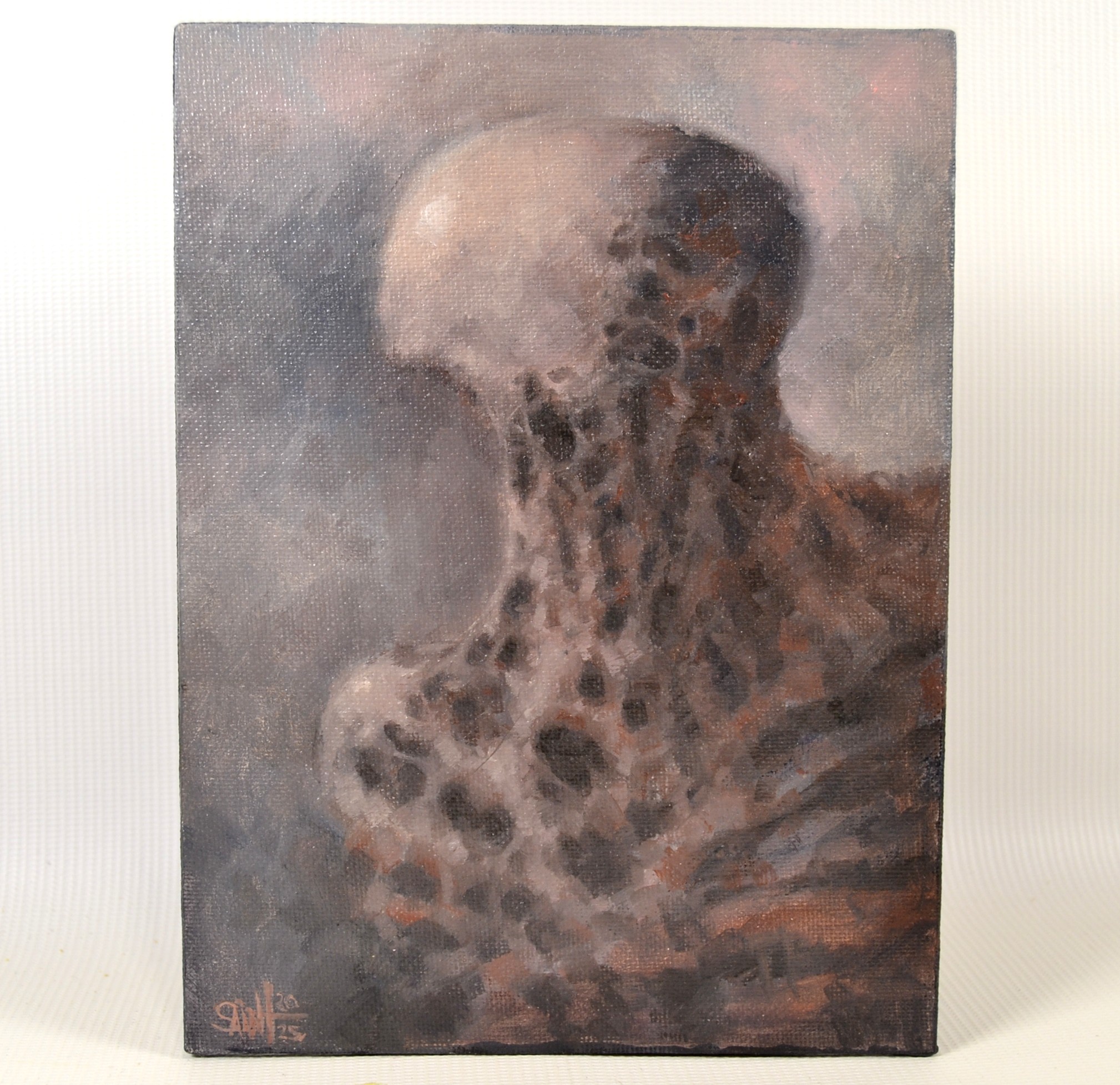 Mr. Oilhead. 15х20 см. Холст на картоне — изображение 3