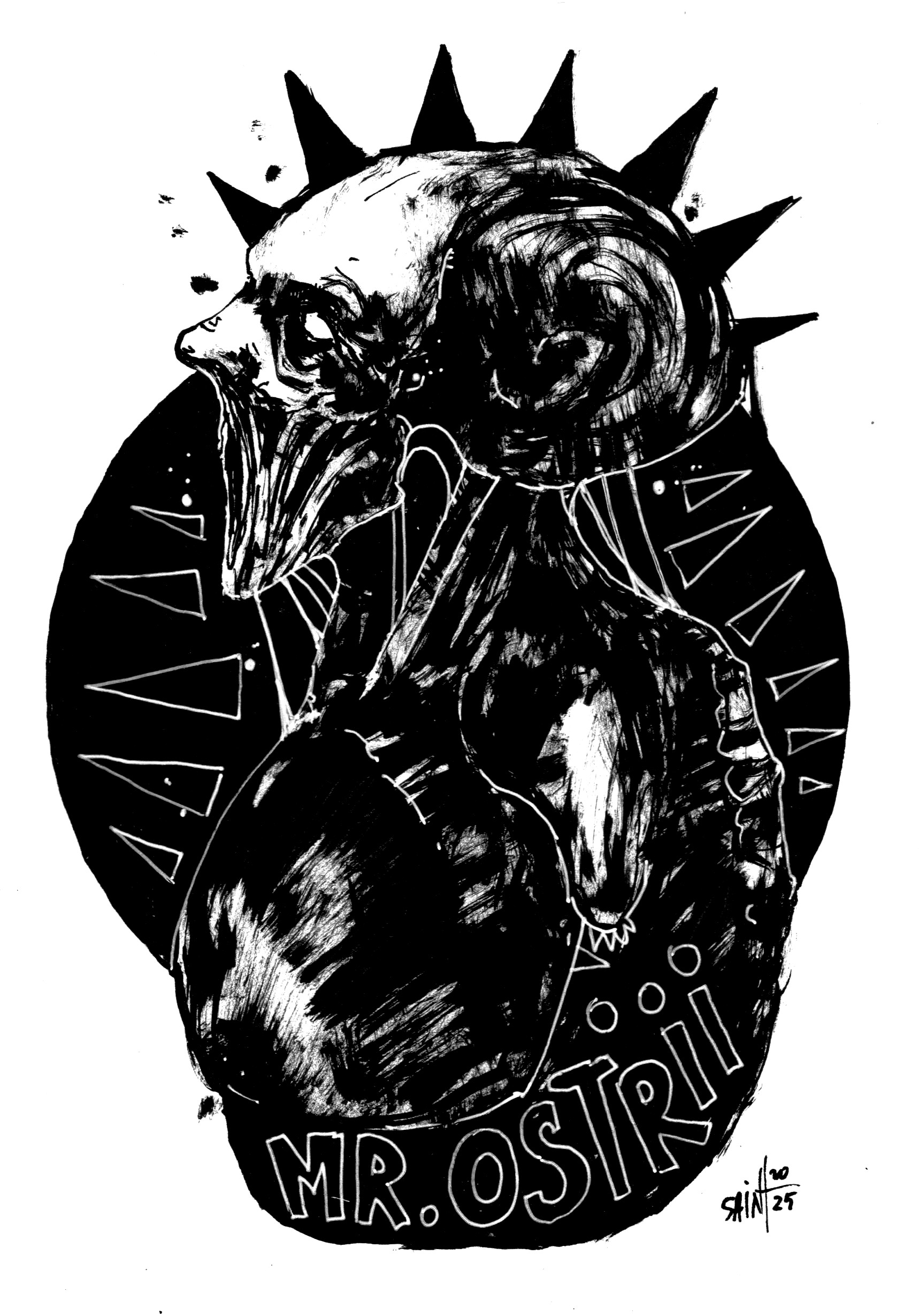 Mr. Ostrii. MMXXV. 15х21 см.